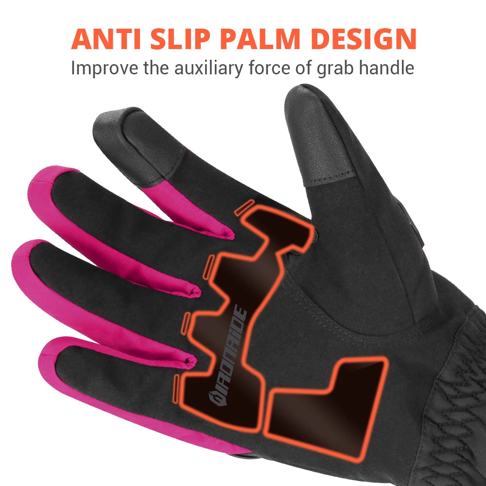 Motorbike Riding Gloves Reflective - GlowStreet