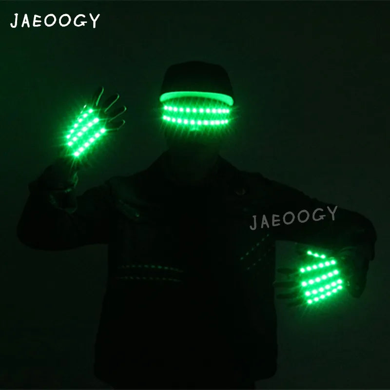 LED Glowing Gloves with Fluorescent Show - GlowStreet