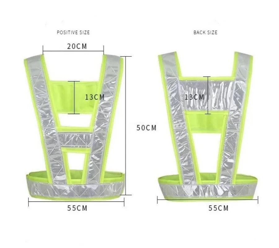 High Visibility Strap Security  Jacket - GlowStreet