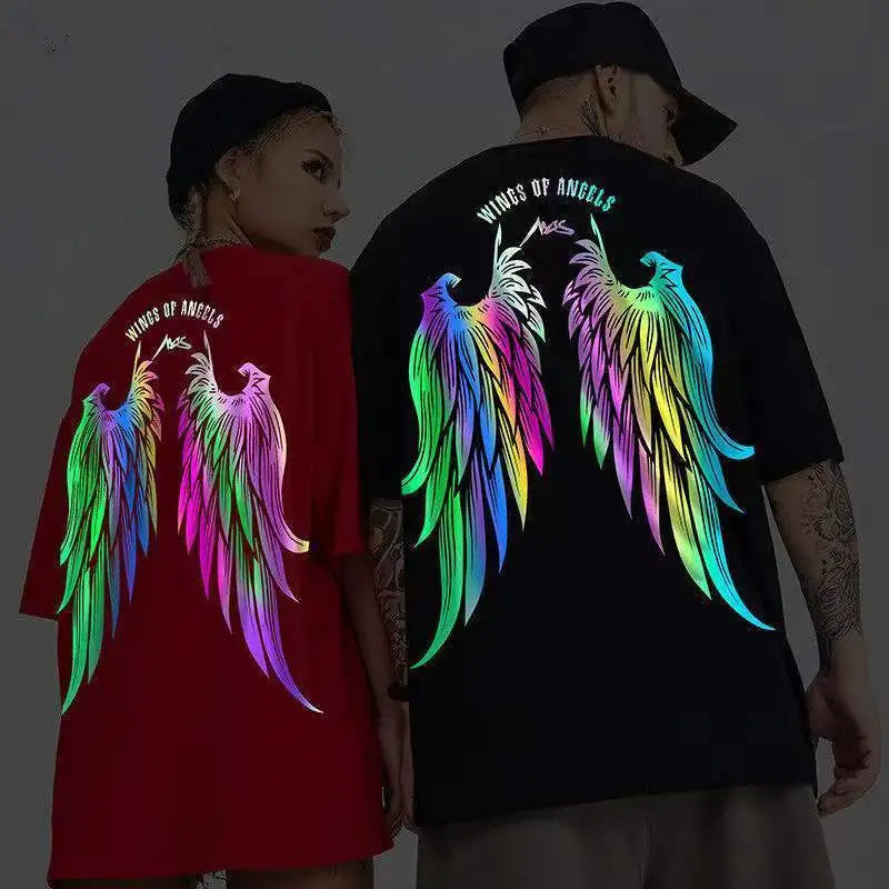 Summer Reflective Wings T-shirt - GlowStreet