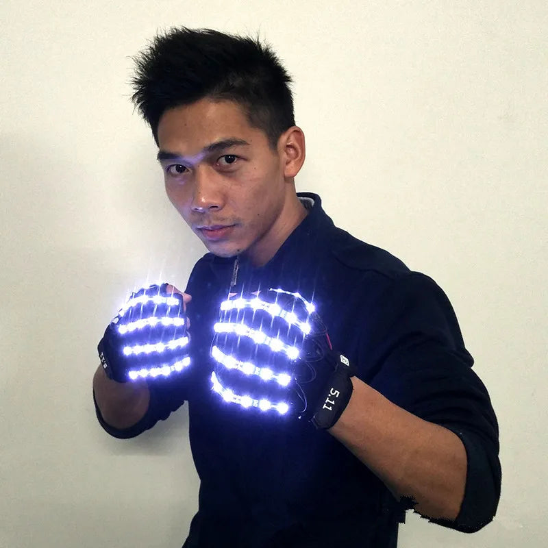 6 Colors Light-emitting Gloves - GlowStreet