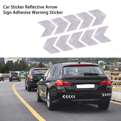 Arrow Shaped Reflective Stickers - GlowStreet