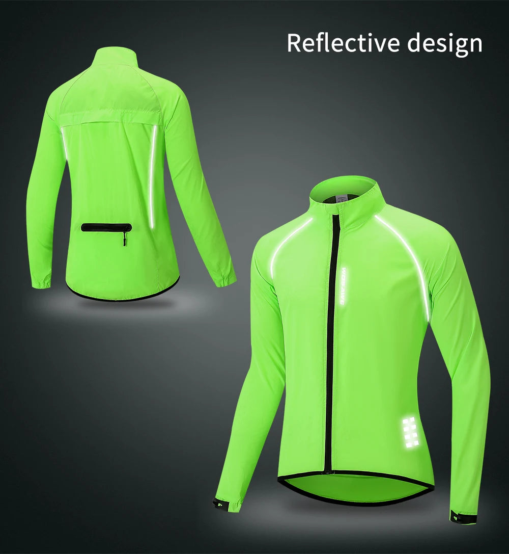 Windbreaker Ultralight Reflective Jacket - GlowStreet