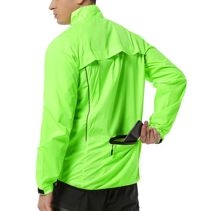 Windbreaker Ultralight Reflective Jacket - GlowStreet