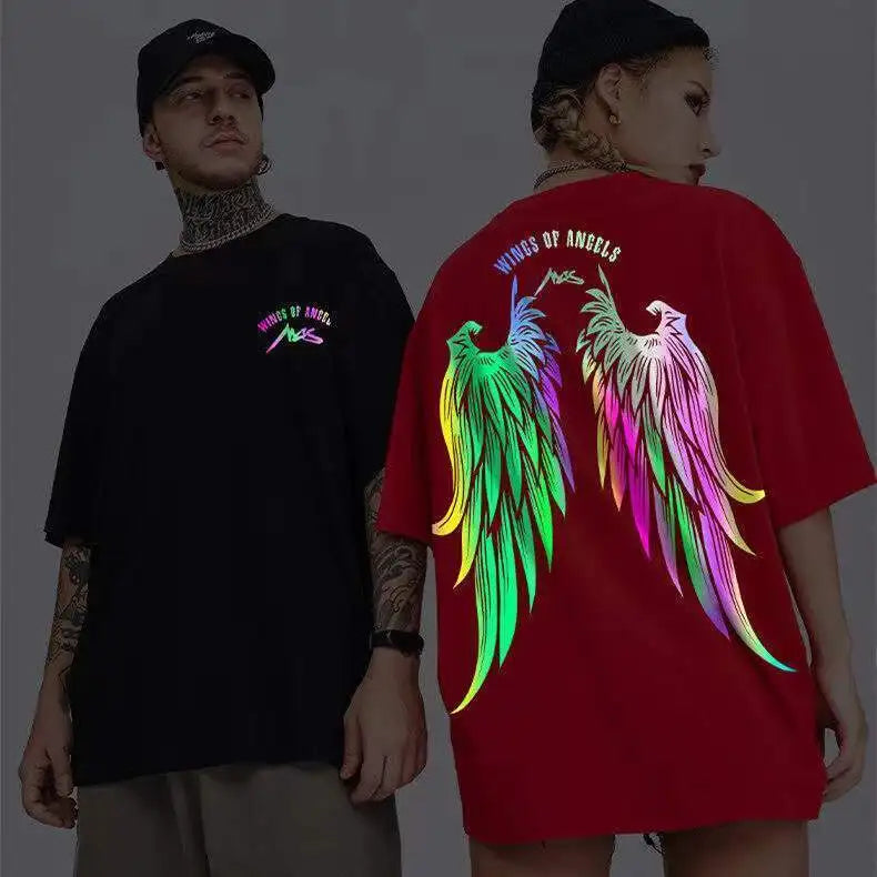 Summer Reflective Wings T-shirt - GlowStreet