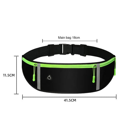 Evening Reflective Sport Waist Pack - GlowStreet