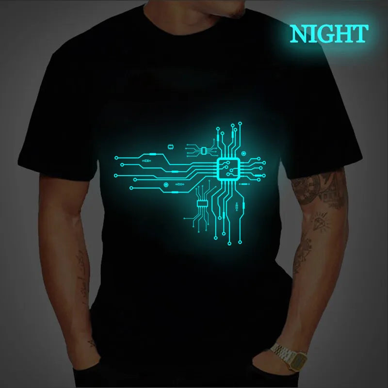 CPU Heart Print Classic Shirt - GlowStreet