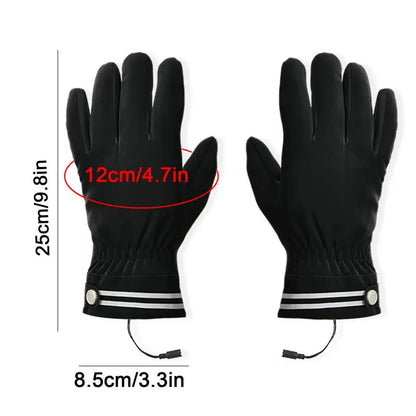 Reflective Mittens Black Gloves - GlowStreet