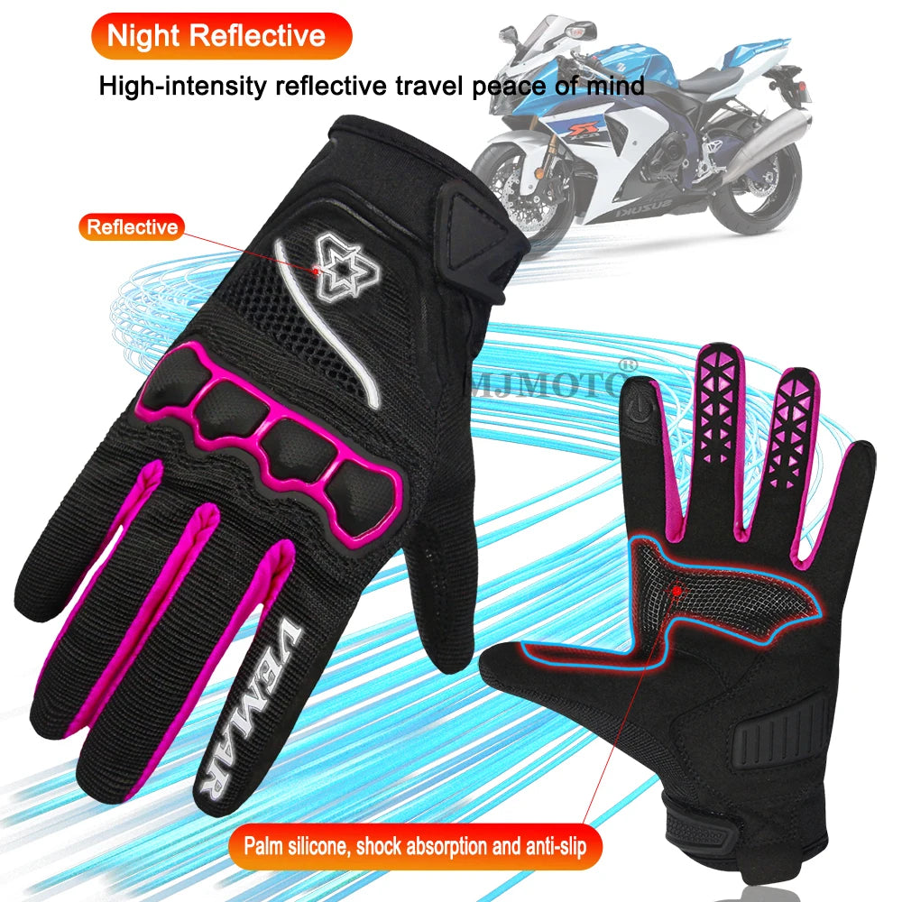 Motorcycle Gloves Summer - GlowStreet