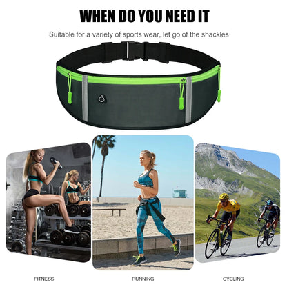 Evening Reflective Sport Waist Pack - GlowStreet