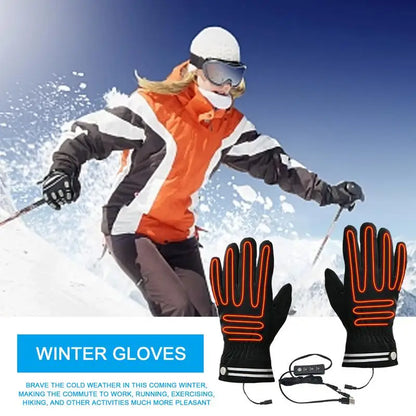 Reflective Mittens Black Gloves - GlowStreet