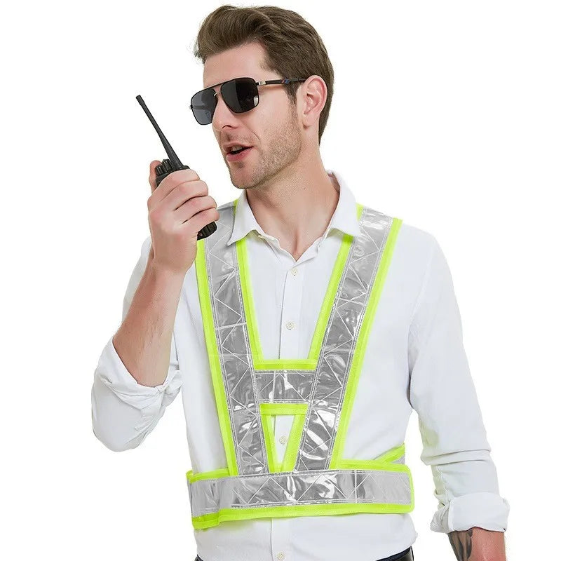 High Visibility Strap Security  Jacket - GlowStreet