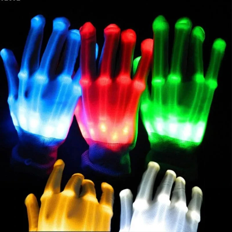 LED Gloves Neon Guantes Glowing - GlowStreet