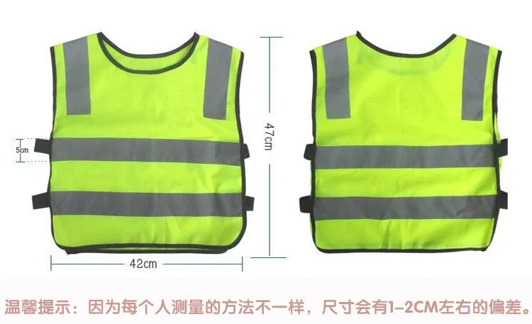 High Visibility Kids Reflective Vest Jackets - GlowStreet