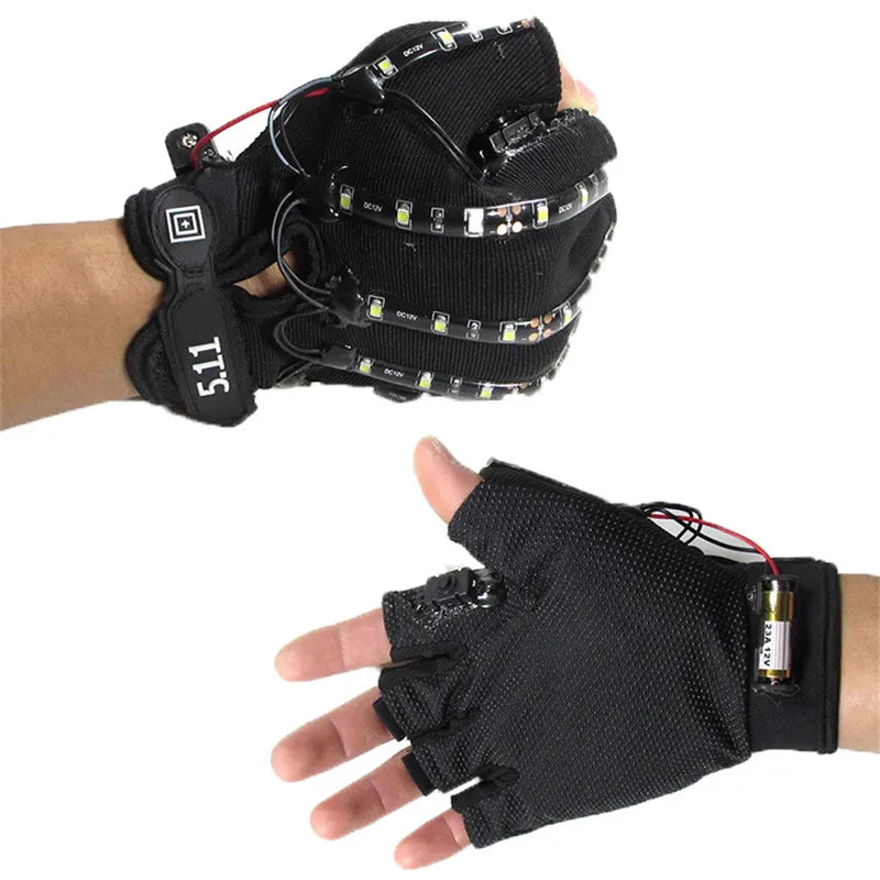 6 Colors Light-emitting Gloves - GlowStreet