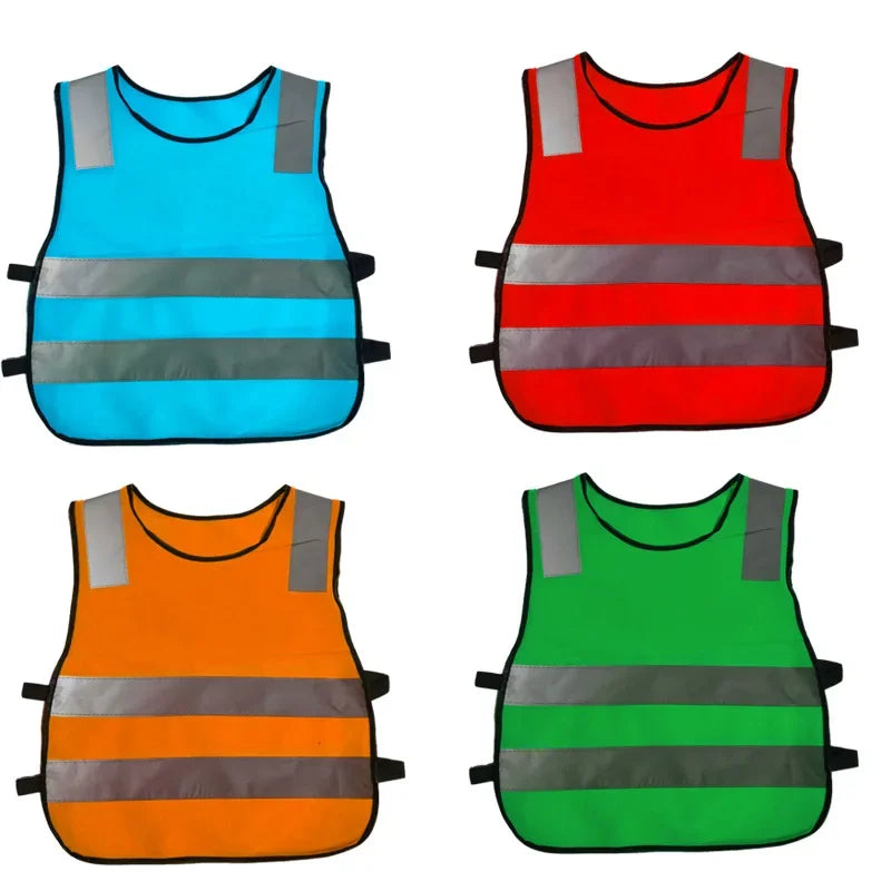 High Visibility Kids Reflective Vest Jackets - GlowStreet