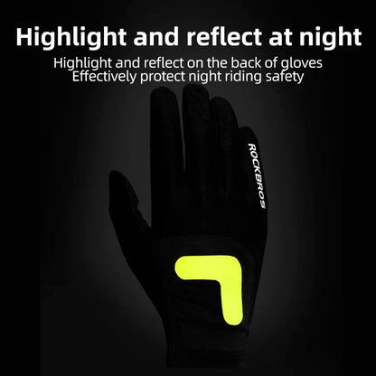 Gloves Reflective Breathable Elastic fabric - GlowStreet